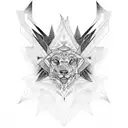 metatron cub tattoo design idea