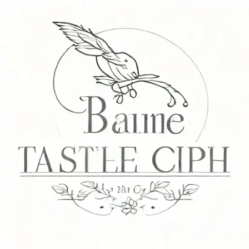 child name and date of birth tattoo design idea