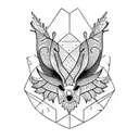 Fern Tree tattoo design idea