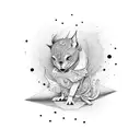 pinky promise with an A and S tattoo design idea