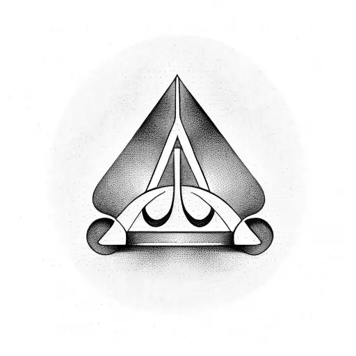 spades symbol with the letter 'Q' tattoo design idea