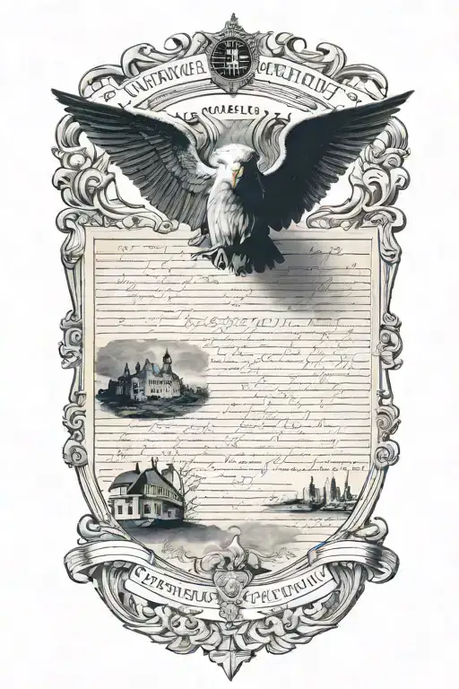 us  constitution tattoo design idea