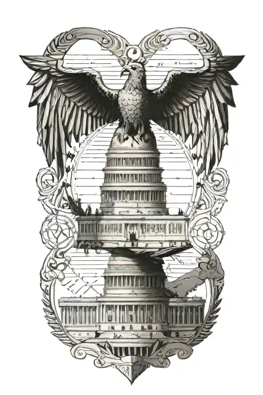 us  constitution tattoo design idea