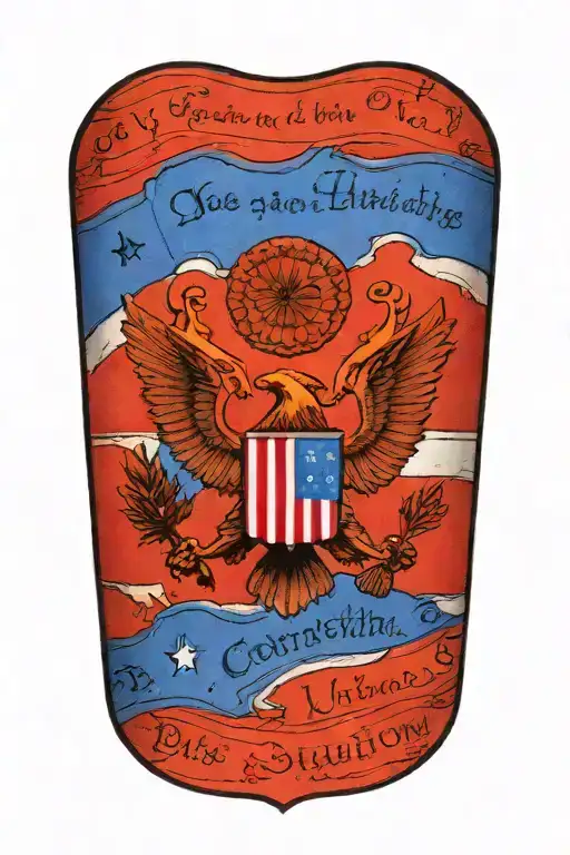 us  constitution tattoo design idea