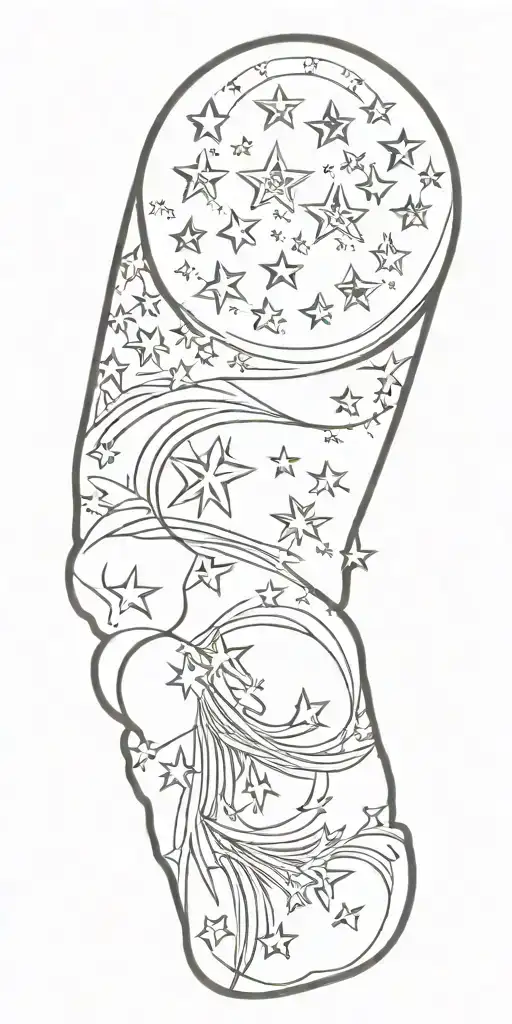 united States patriotic tattoo design idea