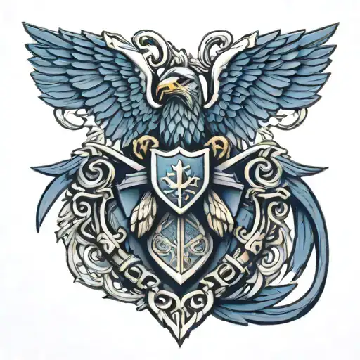 Navy eagle seal  tattoo design idea