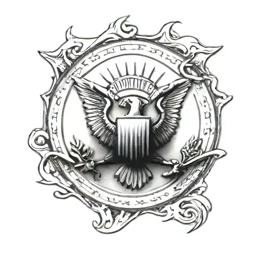 us seal tattoo design idea
