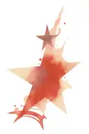 Navy nautical star with American flag tattoo design idea