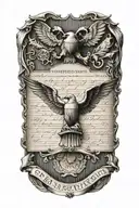 us  constitution tattoo design idea