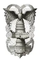 us  constitution tattoo design idea