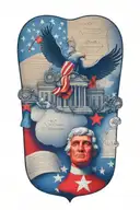 us  constitution tattoo design idea