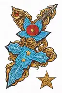 Navy veteran tattoo design idea