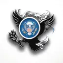 us seal tattoo design idea