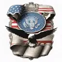 us  constitution tattoo design idea