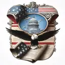 us  constitution tattoo design idea