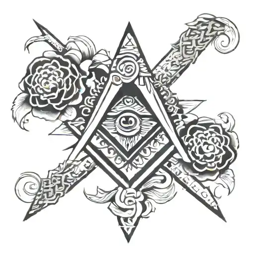 freemason   tattoo design idea