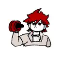 Belith berserker red color  tattoo design idea