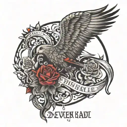 And even if you feel bad in this life. Don't kneel before anyone. Except God. tattoo design idea