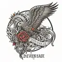 And even if you feel bad in this life. Don't kneel before anyone. Except God. tattoo design idea