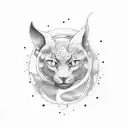 1996 1999 2003 lunar theme tattoo design idea