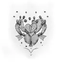 Willow- Willow treeCJ- cactusKetch- CloverAce- Ace of hearts Black horse- Key tattoo design idea