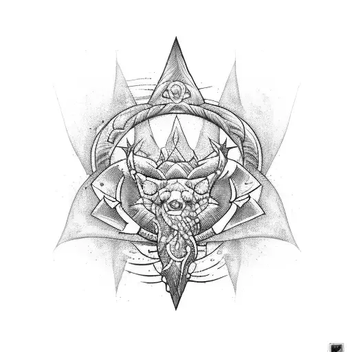 ocean tattoo design idea