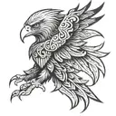 eagle tribal 57 tattoo design idea