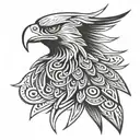 eagle tribal 57 tattoo design idea