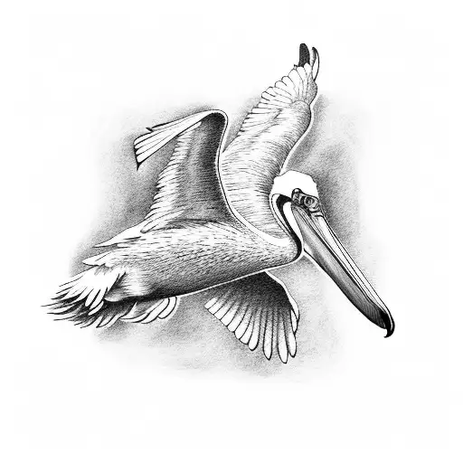 pelican cherries Manhattan cocktail  tattoo design idea