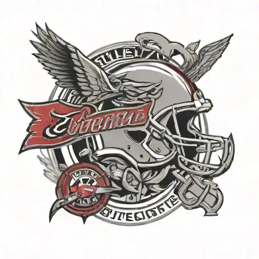 university of alabama + university of illinois + st. louis cardinals + tampa bay buccaneers tattoo design idea