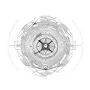 reloj de arena universo  tattoo design idea