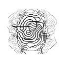 jarron japonés con kintsugi tattoo design idea