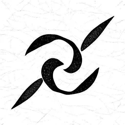 a golden ratio spiral mixed with some natural places it appears tattoo design idea