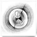 a voyager 1 quasar map that also have the golden ratio spiral tattoo design idea