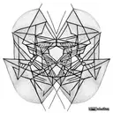 broken chains tattoo design idea