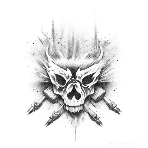Warpaint Album by Buckcherry tattoo design idea