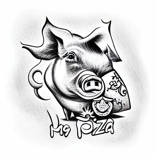 Pig Temporary Tattoo - Etsy Finland