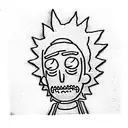 Rick and Morty tattoo design idea