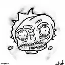 Rick and Morty tattoo design idea