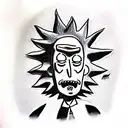 Rick and Morty tattoo design idea