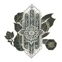 Hamsa Symbol tattoo design idea