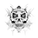 corvo nórdico  tattoo design idea