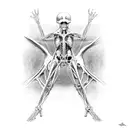 anatomy human vains tattoo design idea