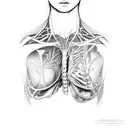 anatomy human vains tattoo design idea