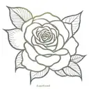 loyalty,respect ,love rose tattoo tattoo design idea