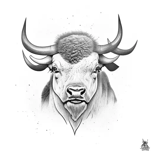 Buffalo  tattoo design idea