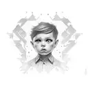 2 Child names, boys: Luka Leo tattoo design idea