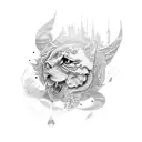 Text only:  Luka Leo tattoo design idea