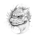 Text only:  Luka Leo tattoo design idea