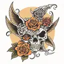 nothing stands in the way of my dreams come true tattoo design idea